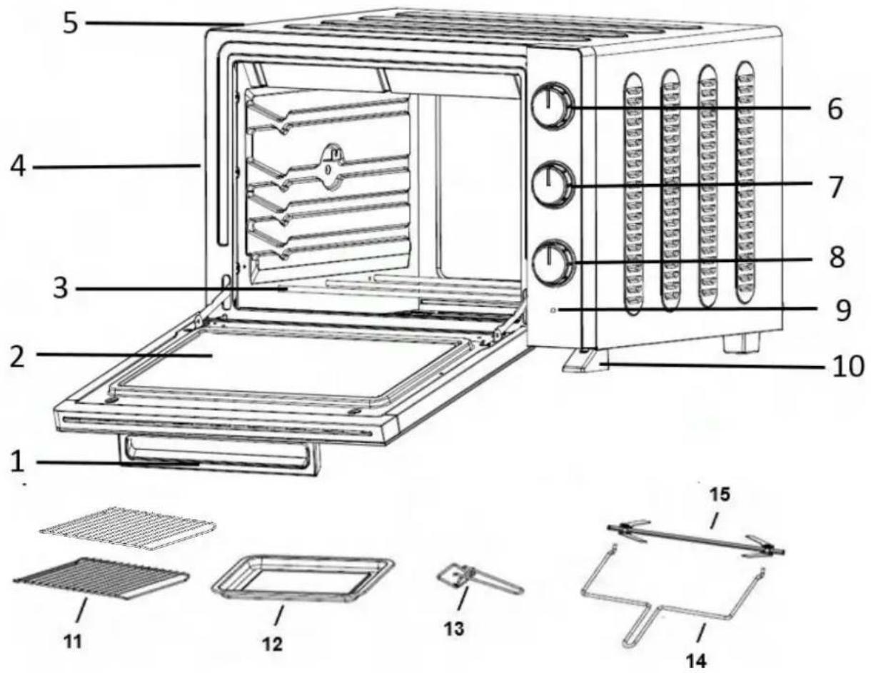 BRANDT FC609MUB - c) Descripción de su aparato - 1