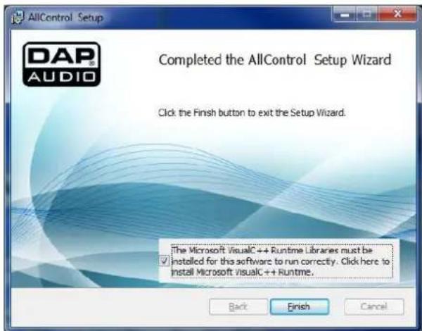 DAP-Audio DCP-24 MKII - Installation du logiciel - 8
