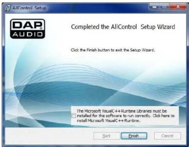 DAP-Audio DCP-26 MKII - Installation du logiciel - 7