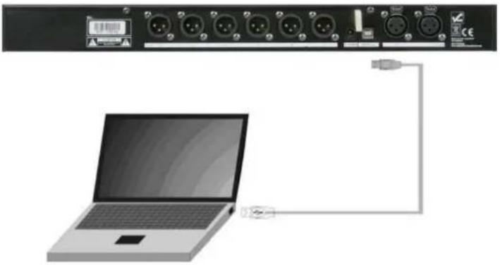 DAP-Audio DCP-26 MKII - Connexion de votre DCP-26 à un PC - 1