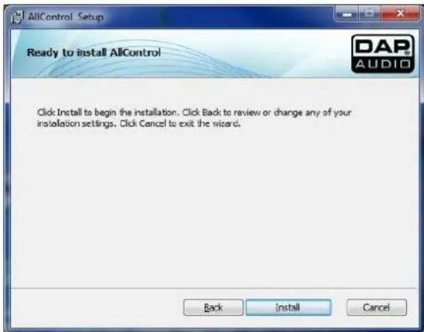 DAP-Audio DCP-26 MKII - Installation du logiciel - 5