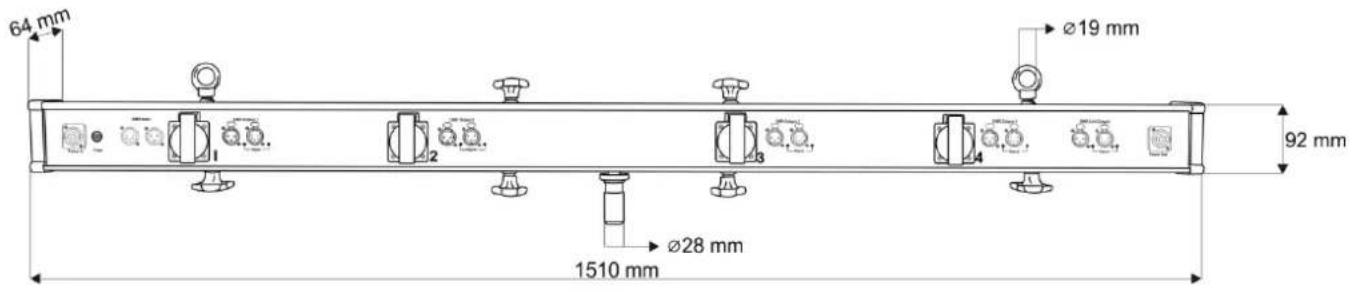 Showtec DMX Booster Bar 4 - Pas de réponse du DMX - 2