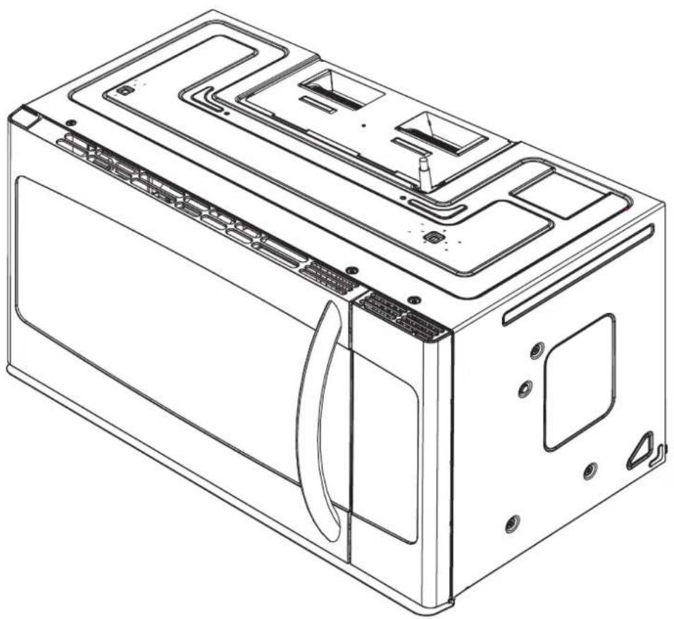 INSIGNIA NS-OTR16SS8Q - Four à micro-ondes de 1,6 pi³ à hotte intégrée - 1