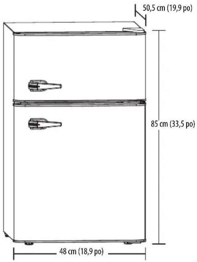INSIGNIA NS-CFR32C1 - Dimensions - 1