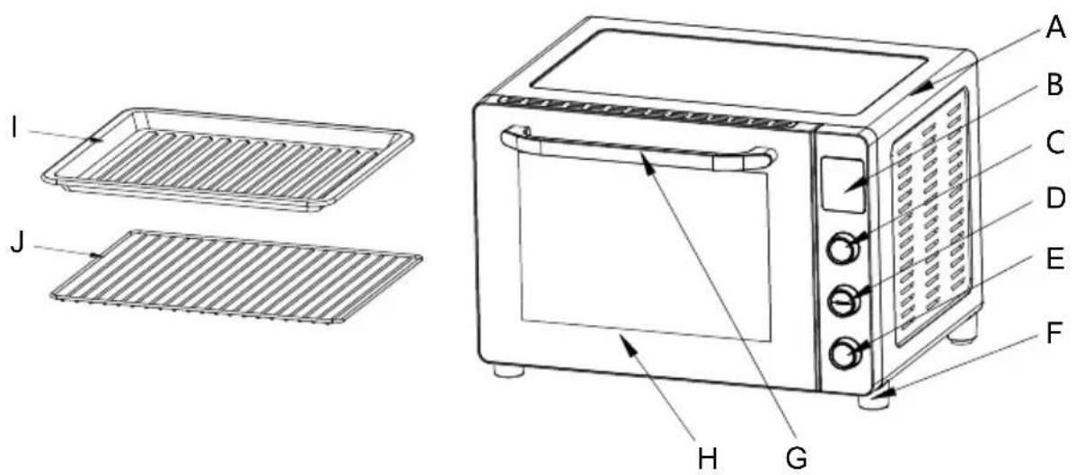 SIGNATURE FC46-BL - PARTS IDENTIFICATION - 1