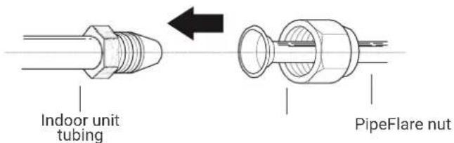 HTW IX39B5 - INSTRUCTIONS FOR CONNECTING PIPING TO INDOOR UNIT - 1