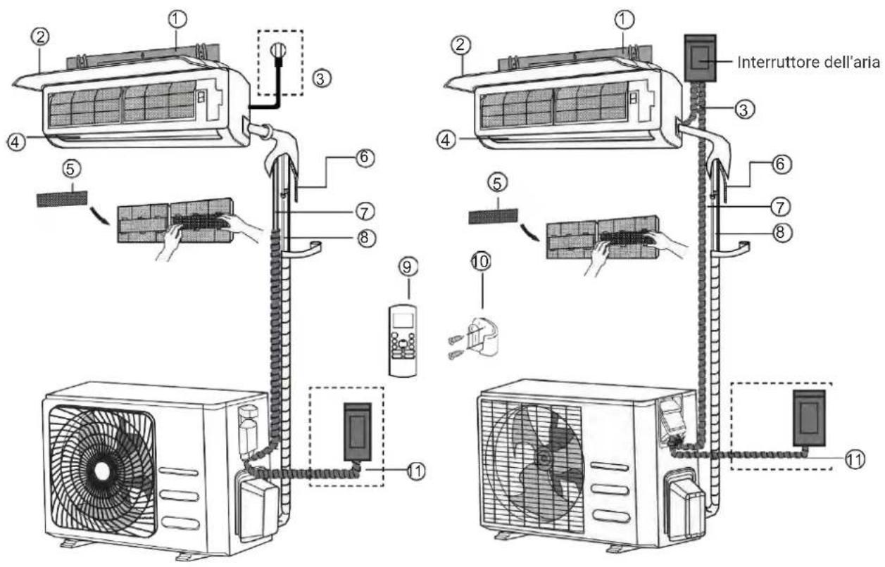 HTW IX39B5 - PANORAMICA SULL'INSTALAZIONE – UNITÀ INTERNA - 9