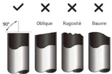 90° Oblique Rugosité Bauvre