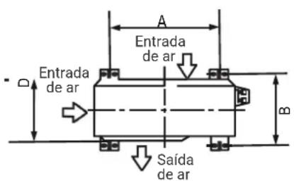 HTW IX39B5 - Dimensões de montagem da unidade: - 1