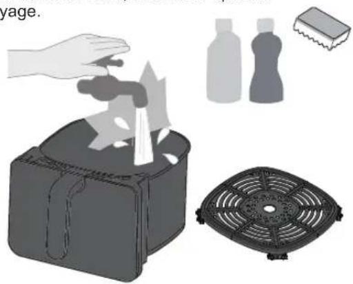 PANASONIC NF-CC600AXE - Panier à friture et plaque de cuisson - 1