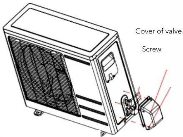 HTW IX75 - • Installation for the cover of valve - 1