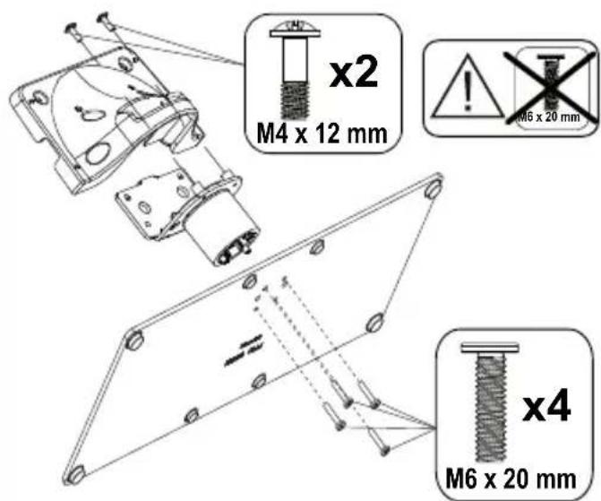 PANASONIC TX-55MXX689 - Montáž podstavce - 1