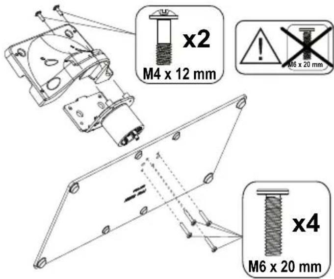 PANASONIC TX-55MXX689 - Assembling the pedestal - 1