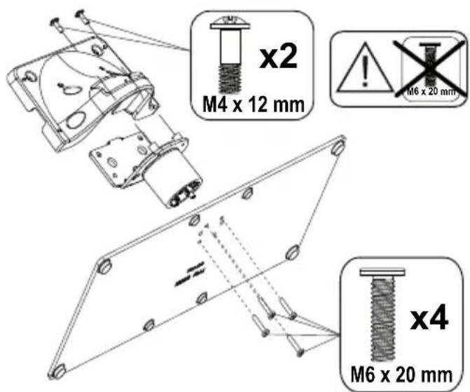 PANASONIC TX-55MXX689 - Montáz podstavca - 1