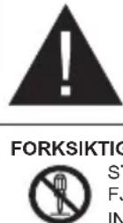 PANASONIC TX-55MXX689 - Sikkerhetsinformasjon - 1