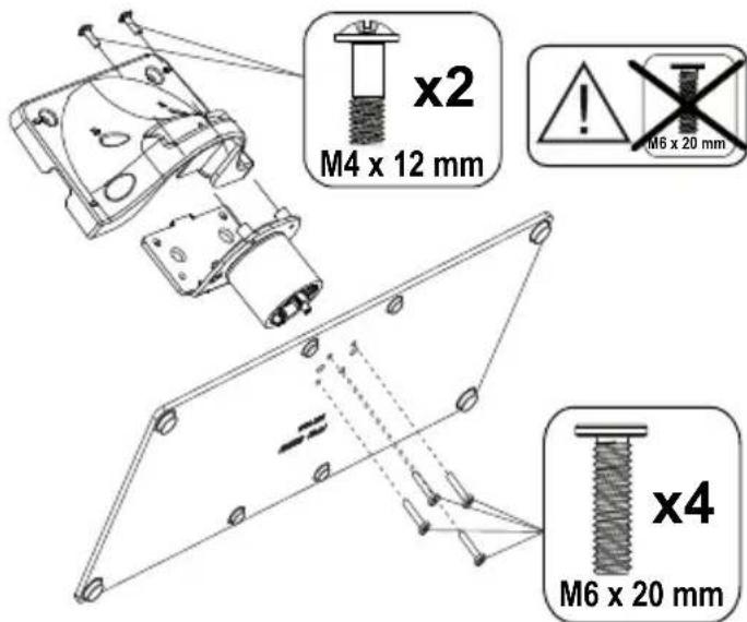 PANASONIC TX-55MXX689 - Het voetstuk assembleren - 1