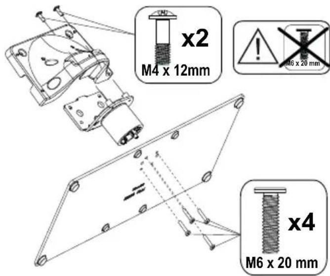 PANASONIC TX-65MX710E - Montaż podstawy - 1