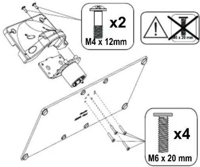 PANASONIC TX-65MX710E - Montáž podstavce - 1