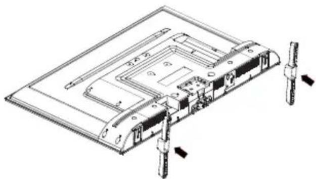 PANASONIC TX-65MX610E - Сглобяване на пиедестала - 1