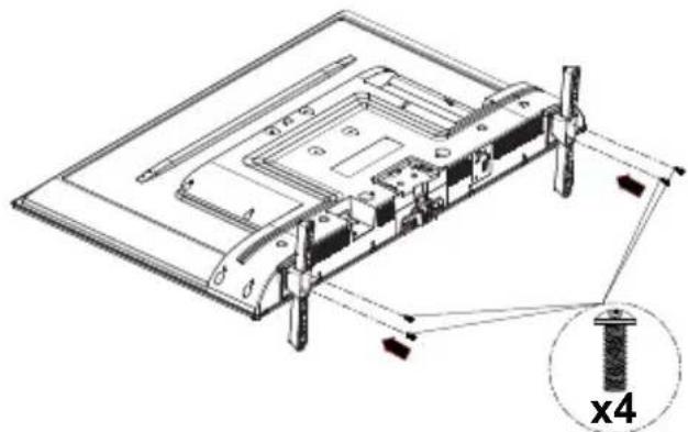 PANASONIC TX-65MX610E - Asamblarea piedestalului - 2