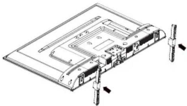 PANASONIC TX-65MX610E - Τοποθέτηση της βάσης - 1