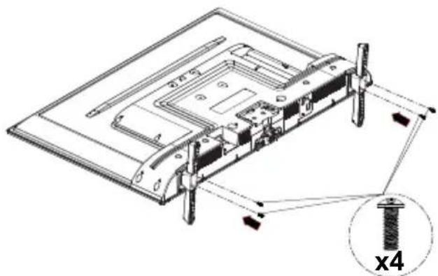 PANASONIC TX-65MX610E - Montage du socle - 2