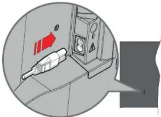 PANASONIC TX-65MX610E - Csatlakozás az áramforráshoz - 1