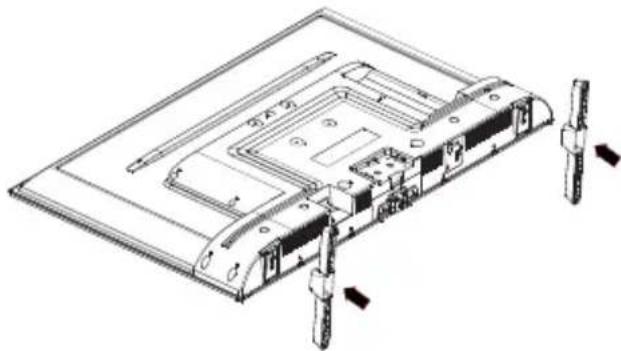 PANASONIC TX-65MX610E - Assembling the pedestal - 1