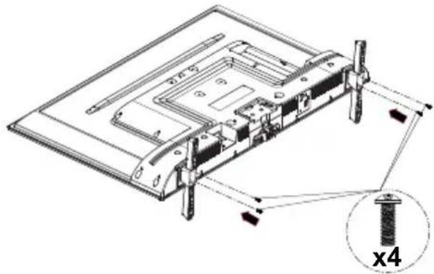 PANASONIC TX-65MX610E - Montera stället - 2