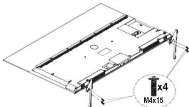 PANASONIC TX-65MZ700E - Assembling the pedestal - 2