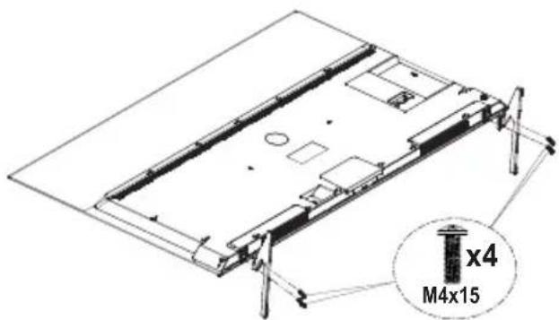 PANASONIC TX-65MZ700E - Asamblarea piedestalului - 2