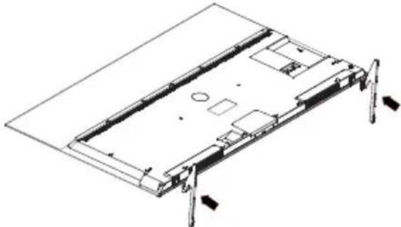 PANASONIC TX-65MZ700E - Montaggio del piedistallo - 1