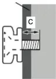 PANASONIC TX-65MZ700E - When using the wall-hanging bracket - 2