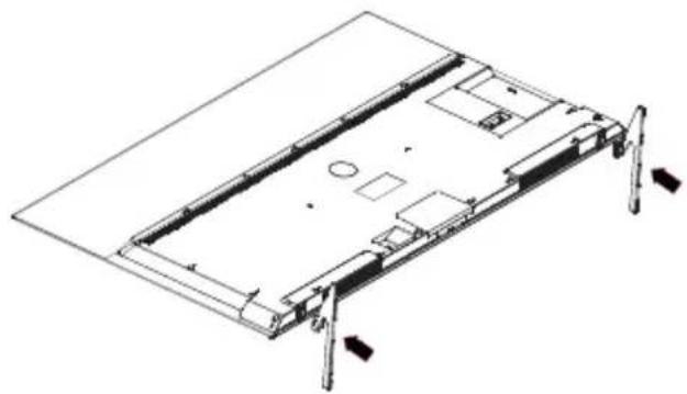 PANASONIC TX-65MZ700E - Montar o pedestal - 1