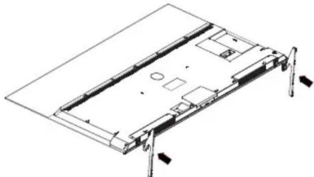 PANASONIC TX-65MZ700E - Assembling the pedestal - 1