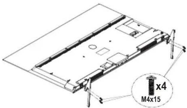 PANASONIC TX-42MZ700E - A talp összeszerelése - 2