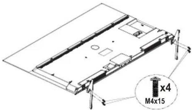 PANASONIC TX-42MZ700E - Montaż podstawy - 2