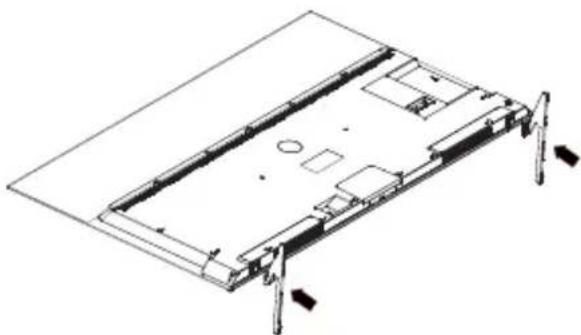 PANASONIC TX-42MZ700E - Montaggio del piedistallo - 1