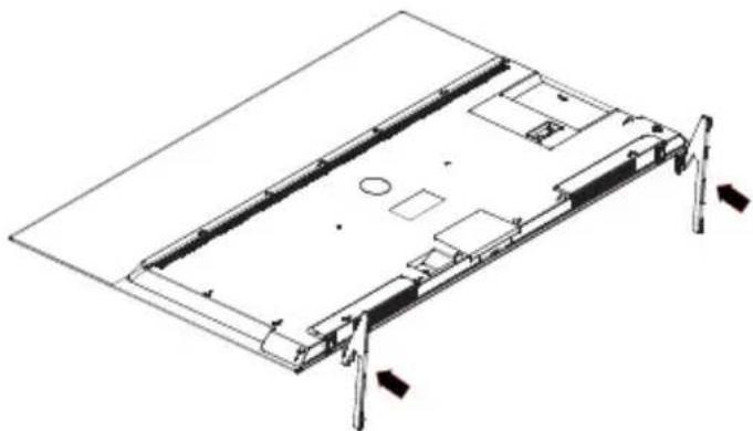 PANASONIC TX-42MZ700E - Сглобяване на пиедестала - 1