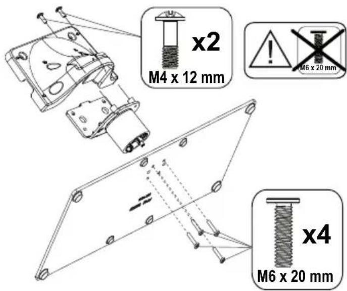 PANASONIC TN-65W70AEZ - Montera stället - 1