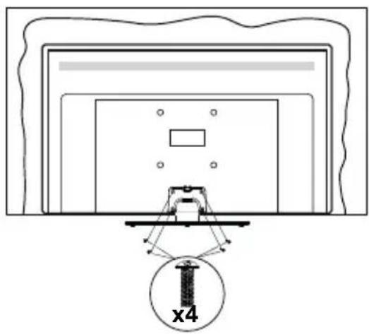 PANASONIC TX-40MS360E - Assembling the pedestal - 3