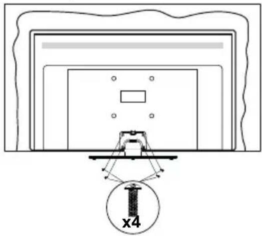 PANASONIC TX-40MS360E - Montáž podstavce - 3