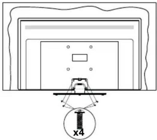 PANASONIC TX-40MS360E - Asamblarea piedestalului - 3