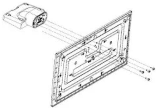 PANASONIC TX-40MS360E - Montaje del pedestal - 1