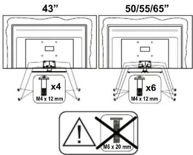 PANASONIC TN-50W70AEZ - Samling af soklen - 2