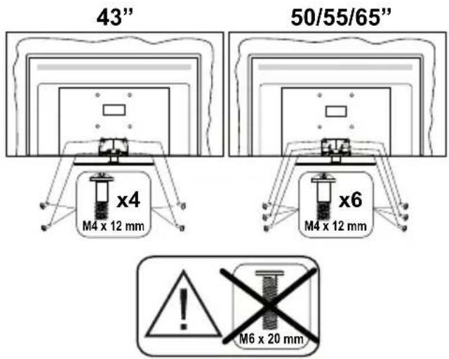 PANASONIC TN-50W70AEZ - Montere sokkelen - 3
