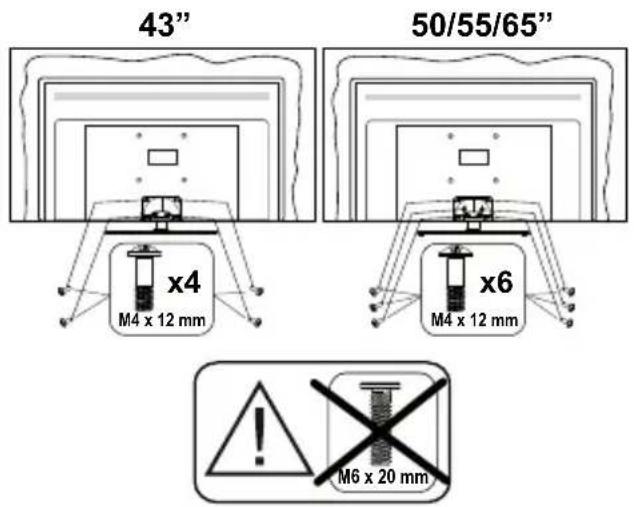 PANASONIC TN-50W70AEZ - Montera stället - 3