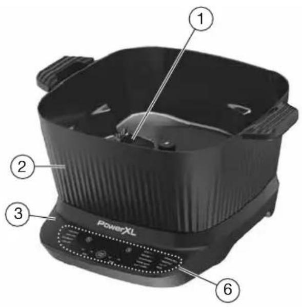 PowerXL StirMax MC107D-1GPLA - Piezas y accesorios - 1