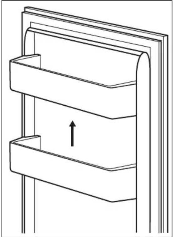 ZANUSSI ZRAK10ES3 - Het plaatsen van de deurschappen - 1