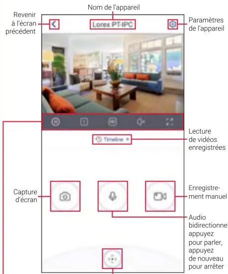 Lorex W261AQ - Vue d'Ensemble de l'Application Lorex Home - 1